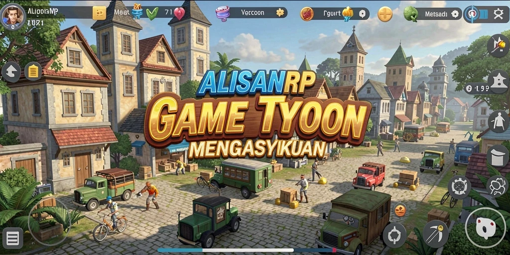 Screenshot gameplay ALISANRP menampilkan pengelolaan bisnis yang menyenangkan.