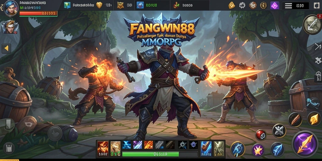 Gameplay FANGWIN88 yang menampilkan petualangan seru dan pertarungan mendebarkan.