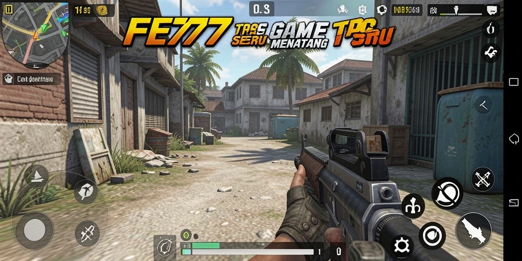 Screenshot gameplay FE777 dengan aksi tembak-menembak yang mendebarkan.