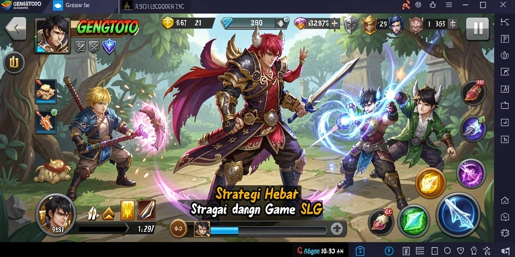 Tampilan gameplay GENGTOTO yang memukau dan strategis.