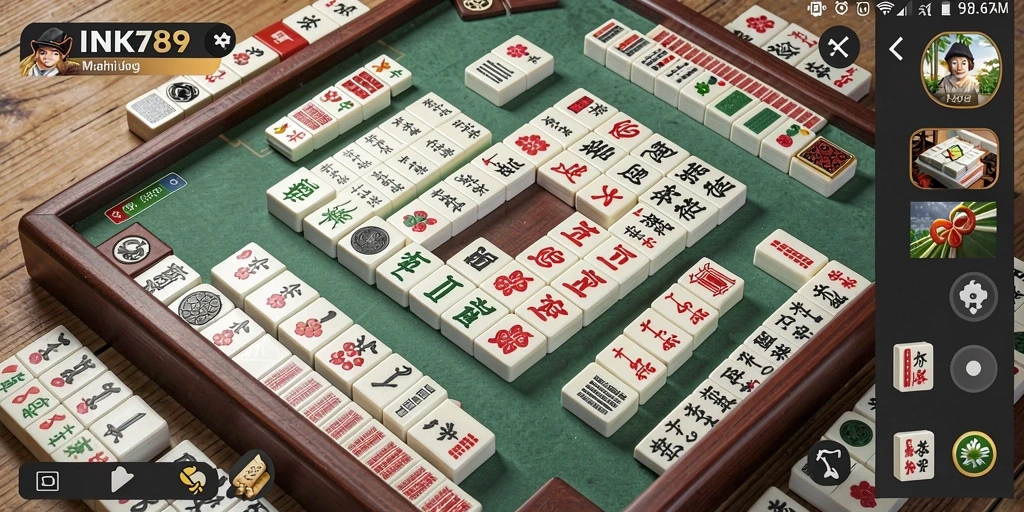 Tangkapan layar gameplay Mahjong yang menarik dan menantang.