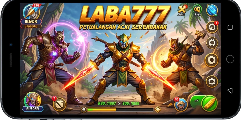 Tampilan menarik dari gameplay LABA777 dengan aksi yang seru.