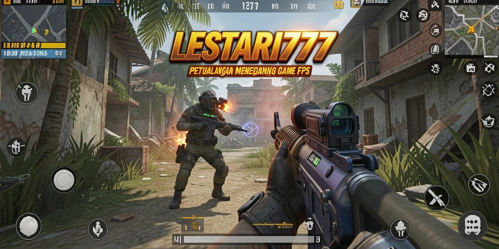 Gameplay mendebarkan dari LESTARI777 dalam aksi FPS.