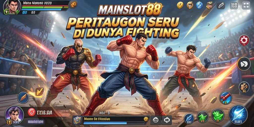 Tampilan intens pertarungan dalam gameplay MAINSLOT88.