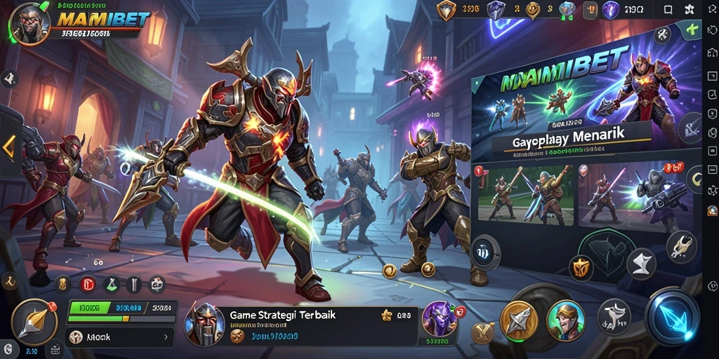 Tangkapan layar gameplay <strong>MAMIBET</strong> memperlihatkan strategi dan pertempuran seru.