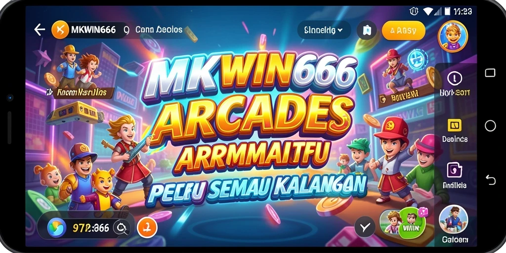 Screenshot MKWIN666 menampilkan aksi seru dalam gameplay arcade yang mendebarkan.