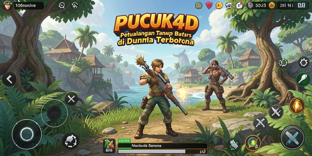 Tampilan gameplay PUCUK4D yang menakjubkan dalam dunia terbuka.