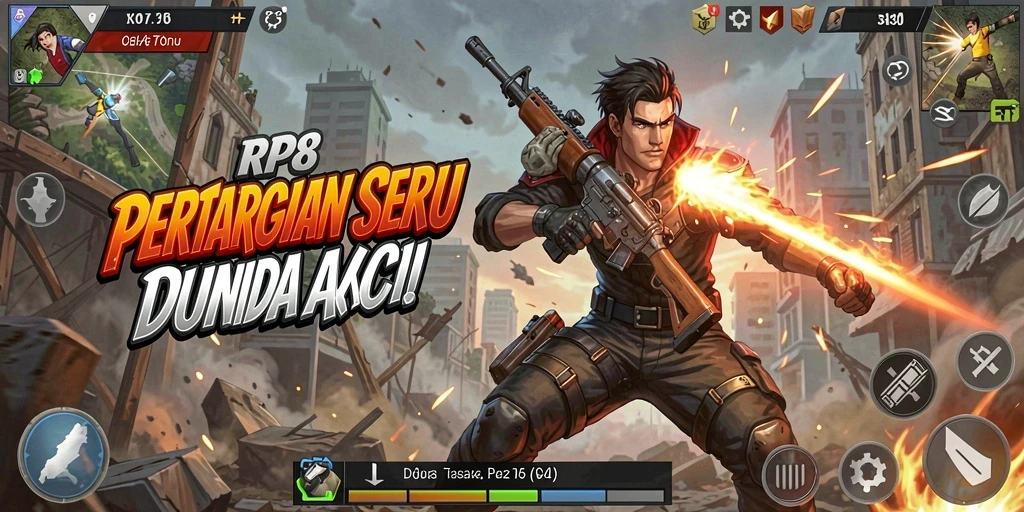 Gameplay menarik dengan aksi mendebarkan di RP8.