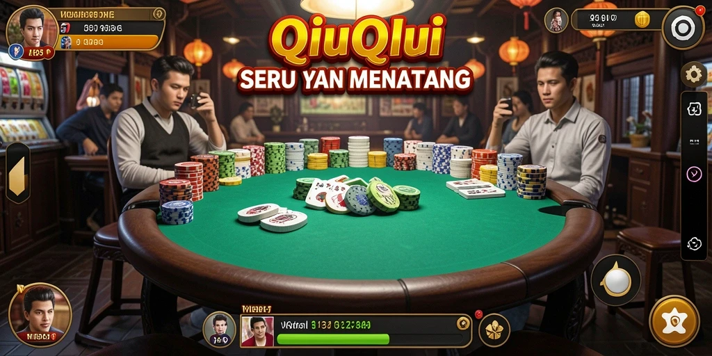 Tampilan menarik gameplay QiuQiu di V89.